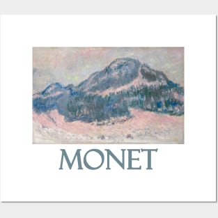 Mount Kolsaas Norway, Rose Refection  (1895) by Claude Monet Posters and Art